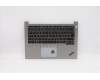 Lenovo 5M10W64426 C-Cover with keyboard,Czech Slovakian,Silver,Backlight