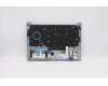 Lenovo 5M10W64426 C-Cover with keyboard,Czech Slovakian,Silver,Backlight