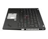 5M10W85887 Original Lenovo Tastatur inkl. Topcase DE (deutsch) schwarz/schwarz mit Backlight und Mouse-Stick