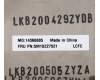 Lenovo 5M10Z27521 MECH_ASM GRP_KBD_BZL_US ENG_WWAN_DB_CHY