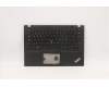 Lenovo 5M10Z41325 C-Cover with keyboard, Spanish, Black, Backlight, UK
