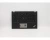 Lenovo 5M10Z54203 C-Abdeckung mit Tastatur, Norwegisch, Schwarz, Hintergrundbeleuchtung