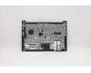 Lenovo 5M10Z54623 C-Cover with keyboard, German, Black, Fingerprint