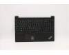 Lenovo 5M11A38122 C-Cover with keyboard, Bulgarian, Black, UK