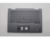Lenovo 5M11C41004 C-Cover with keyboard, Italian, Storm Grey, WWAN, UK