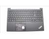 Lenovo 5M11C43565 C-Cover with keyboard, German, Black, Backlight, UK