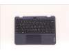 Lenovo 5M11C86094 C-Cover with keyboard, Arabic, Black, ClickPad, NO WWAN, NO WLAN, US