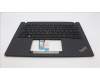 Lenovo 5M11H52274 C-Cover with keyboard, Ukraine, Black, Backlight, WWAN, US