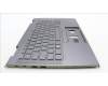 Lenovo 5M11H62255 C-Cover with keyboard, French, Grey, Backlight, Fingerprint, US
