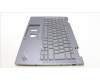 Lenovo 5M11H62323 C-Cover with keyboard, Slovenian, Grey, Backlight, Fingerprint, UK
