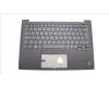 Lenovo 5M11H62602 C-Cover with keyboard, Czech Slovakian, Black, Backlight, Fingerprint, UK