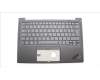 Lenovo 5M11H62614 C-Cover with keyboard, Estonian, Black, Backlight, Fingerprint Reader, UK