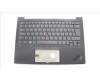 Lenovo 5M11H62678 C-Cover with keyboard, Norwegian, Black, Backlight, Fingerprint, UK