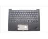Lenovo 5M11H62809 C-Cover with keyboard, Japanese, Black, Backlight, Fingerprint Reader, JP