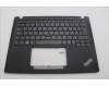 Lenovo 5M11H88972 C-Cover with keyboard, Bulgarian, Black, UK