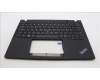 Lenovo 5M11H94376 C-Cover with keyboard, Danish, Black, Backlight, UK
