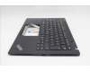 Lenovo 5M11J05860 C-Cover with keyboard, Bulgarian, Black, Backlight, UK