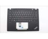 Lenovo 5M11J05870 C-Cover with keyboard, Czech Slovakian, Black, Backlight, UK