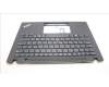 Lenovo 5M11L59387 C-Cover with keyboard, Russian, Black, Backlight, US