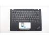 Lenovo 5M11L59427 C-Cover with keyboard, Ukraine, Black, Backlight, US