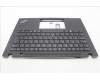 Lenovo 5M11L59459 C-Cover with keyboard, Danish, Black, Backlight, WWAN, UK