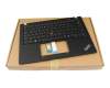 5M11L59483 Original Lenovo Tastatur inkl. Topcase DE (deutsch) schwarz/schwarz mit Backlight und Mouse-Stick
