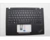 Lenovo 5M11L59485 C-Cover with keyboard, Greek, Black, Backlight, WWAN, US