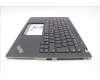 Lenovo 5M11L59547 C-Cover with keyboard, Swedish/Finnish, Black, Backlight, WWAN, UK