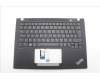 Lenovo 5M11L59563 C-Cover with keyboard, Turkish, Black, Backlight, WWAN, UK
