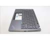 Lenovo 5M11L59648 C-Cover with keyboard, UK English, Grey, Backlight, UK