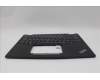 Lenovo 5M11L64132 C-Cover with keyboard, Italian, Black, Backlight, UK