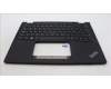 Lenovo 5M11L64142 C-Cover with keyboard, Spanish LA, Black, Backlight, UK