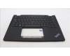 Lenovo 5M11L64181 C-Cover with keyboard, UK English, Black, Backlight, UK