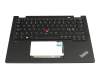 5M11L64261 Original Lenovo Tastatur inkl. Topcase ND (nordic) schwarz/schwarz mit Backlight und Mouse-Stick