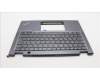 Lenovo 5M11L64342 C-Cover with keyboard, Italian, Grey, Backlight, UK