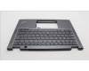 Lenovo 5M11L64585 C-Cover with keyboard, Spanish, Grey, Backlight, UK