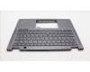 Lenovo 5M11L64744 C-Cover with keyboard, Swedish/Finnish, Grey, Backlight, WWAN, UK