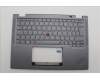 Lenovo 5M11L64772 C-Cover with keyboard, UK English, Grey, Backlight, WWAN, UK