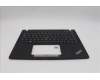 Lenovo 5M11L85721 C-Cover with keyboard, Hungarian, Black, UK