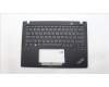 Lenovo 5M11L85942 C-Cover with keyboard, Greek, Black, Backlight, US