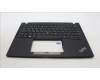 Lenovo 5M11L85942 C-Cover with keyboard, Greek, Black, Backlight, US