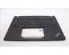 Lenovo 5M11L86010 C-Cover with keyboard, Nordic, Black, Backlight, UK