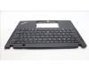 Lenovo 5M11L86144 C-Cover with keyboard, Estonian, Black, Backlight, WWAN, UK