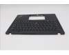 Lenovo 5M11L86171 C-Cover with keyboard, German, Black, Backlight, WWAN, UK