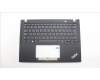 Lenovo 5M11L86267 C-Cover with keyboard, Spanish, Black, Backlight, WWAN, UK