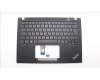 Lenovo 5M11L92816 C-Cover with keyboard, Bulgarian, Black, Backlight, UK