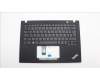 Lenovo 5M11L92824 C-Cover with keyboard, Czech Slovakian, Black, Backlight, UK