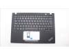 Lenovo 5M11L92828 C-Cover with keyboard, Danish, Black, Backlight, UK