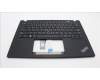 Lenovo 5M11L92956 C-Cover with keyboard, Arabic, Black, Backlight, WWAN, US