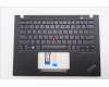 Lenovo 5M11L92991 C-Cover with keyboard, US English Euro, Black, Backlight, WWAN, US
